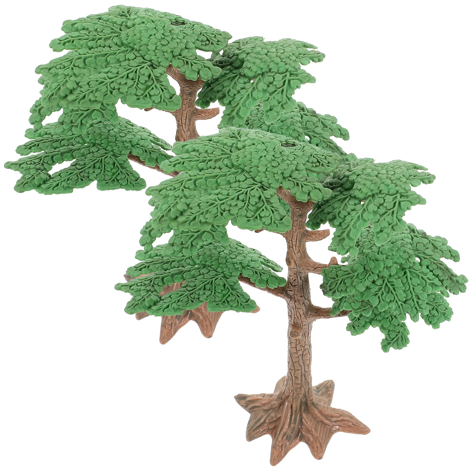

2Pcs Mini Tree Models Sand Table Landscape Plant Architecture Trees Train Trees Scenery Trees