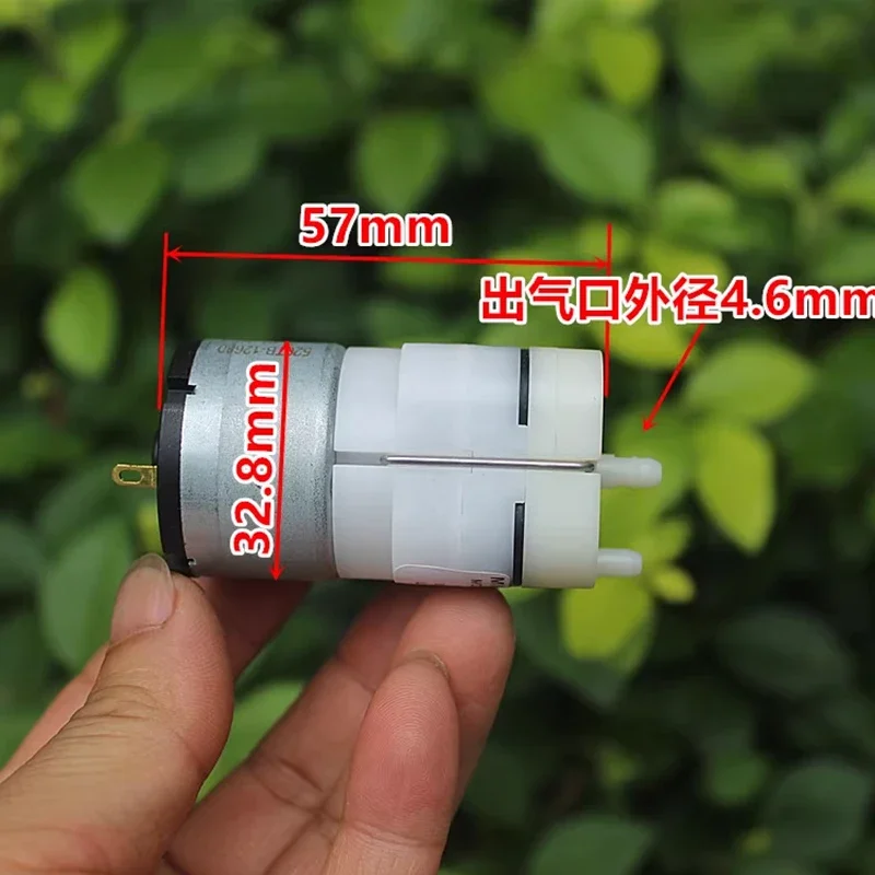 DC 12V 미니 32mm RK-520TB 모터 에어 펌프 마이크로 산소 압력 펌프 DIY 인플레이터 수족관 어항