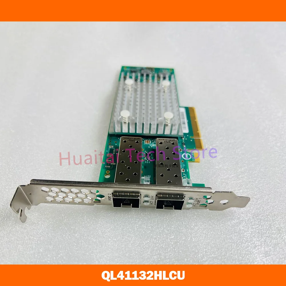 For Qlogic Pcie X8 dual port Ten Gigabit Fiber Optic Network Adapter QL41132HLCU
