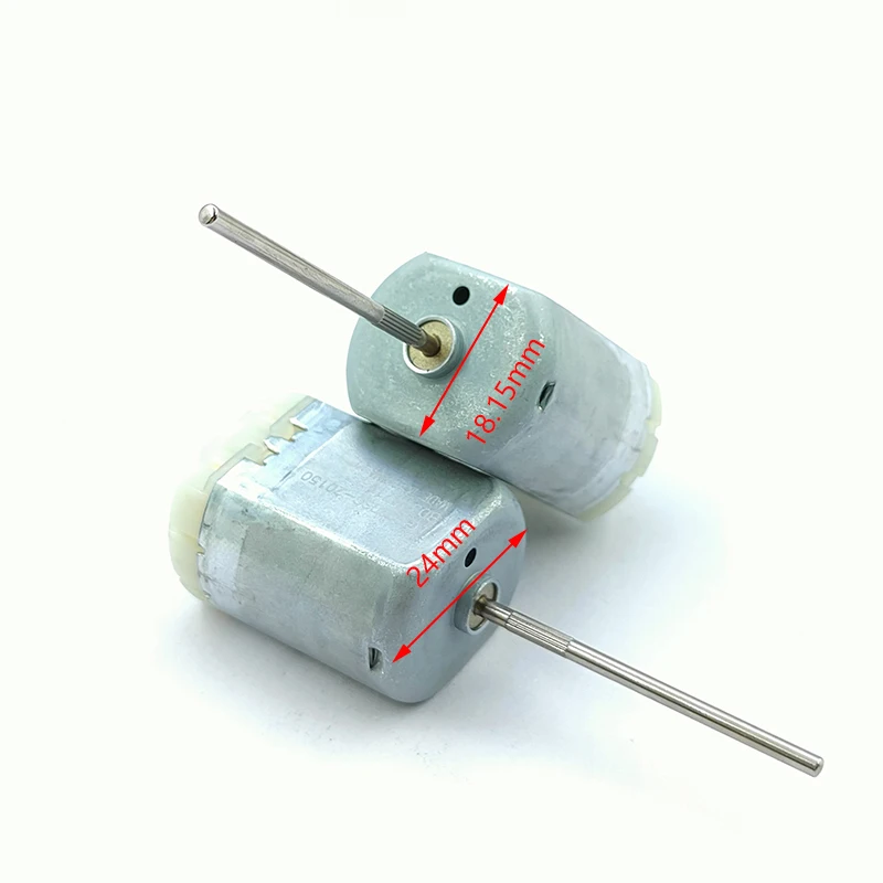 FC-280SC-20150 롱 샤프트 미니 280 모터 DC 12V 11400RPM 마이크로 24mm 전기 모터 DIY 자동차 도어록 중앙 잠금 모터