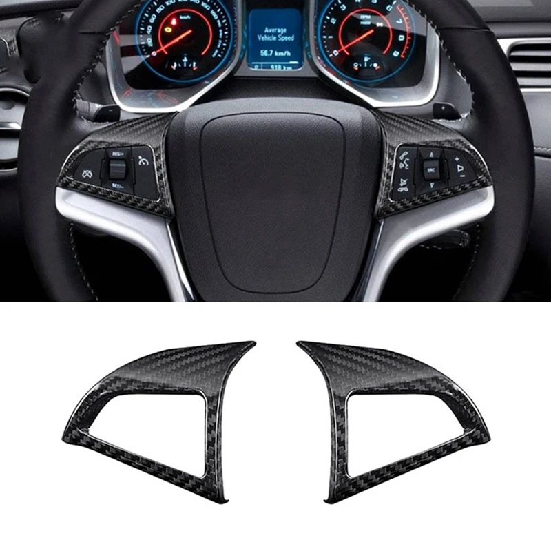 

2 шт., декоративные наклейки на руль автомобиля Chevrolet Camaro 2012-2015