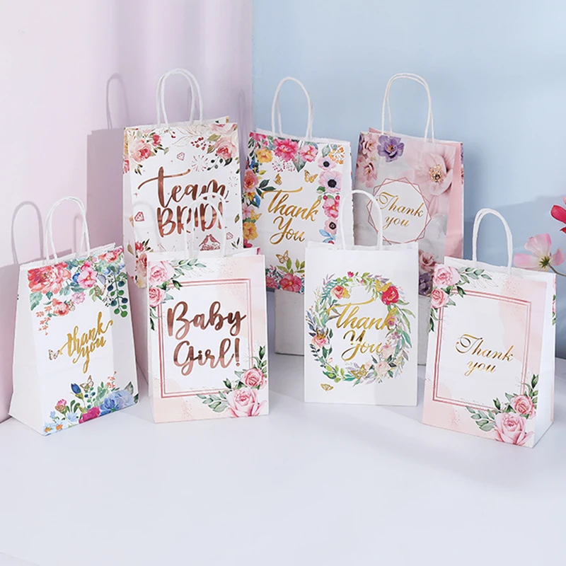 floral hen party bags