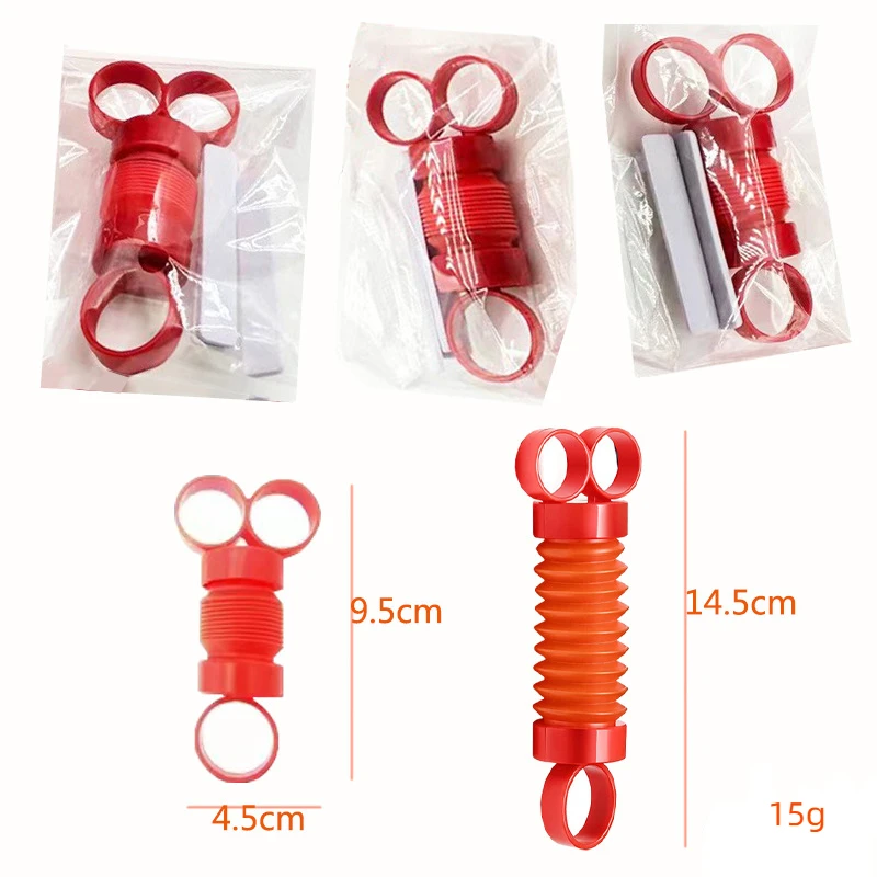 Finger Pull Tube Poptubes Finger Movement Stretch Tube Fidgets Sensory Fidget Toy for Autism Stress Relief Toy Adult Office Toys Gift