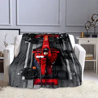 F1 Racing car Formula Racing Blanket Children's Blankets High Quality Flannel Blanket Soft Comfortable Home Travel Blanket 1