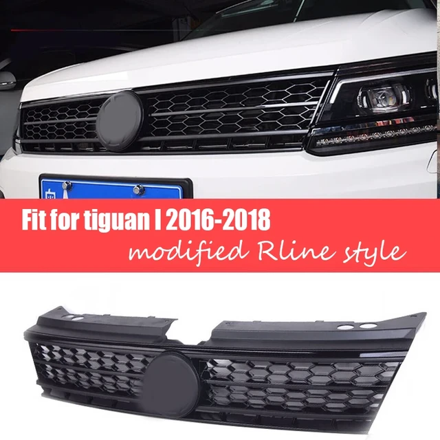 Car Front racing Grille for Volkswagen Tiguan L 2017 2018 Around Trim  Racing Grills Trim Car styling - AliExpress