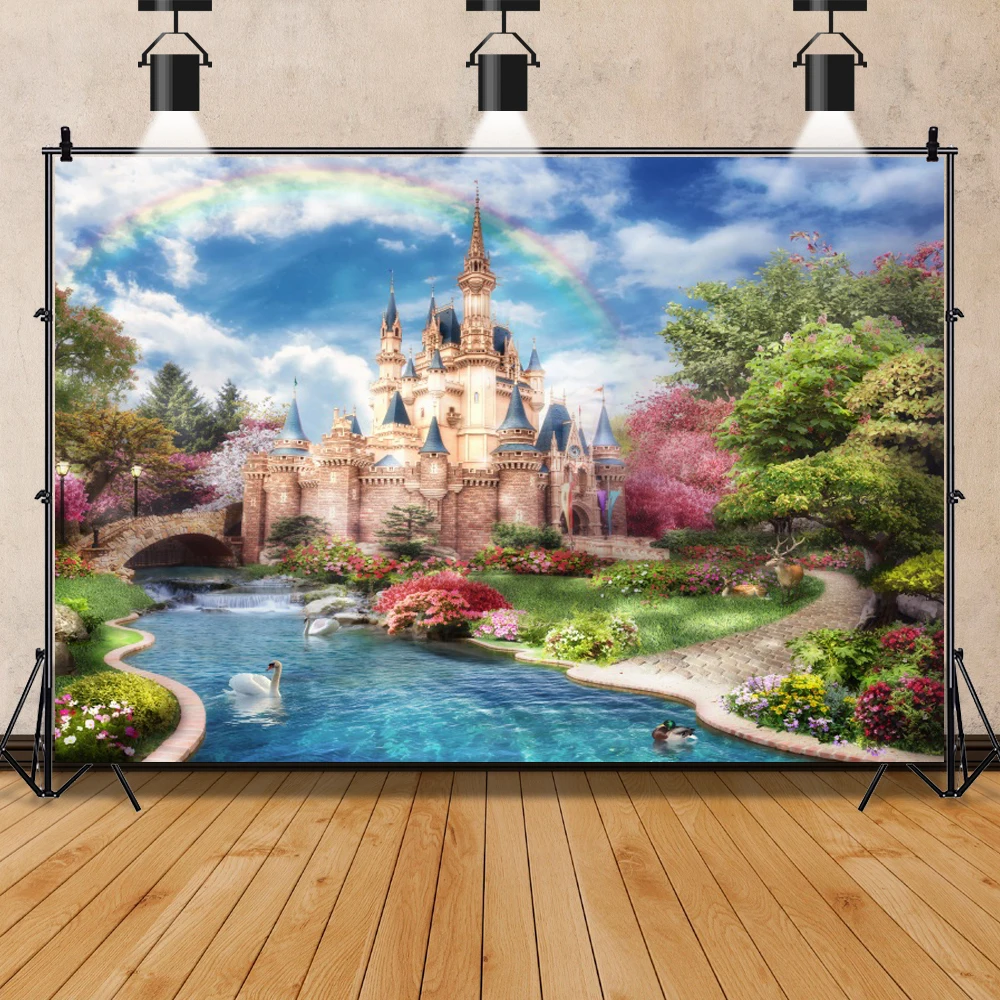 Princess Birthday Party Photo Backdrop
