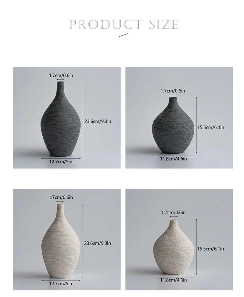 Modern Indoor Nordic Ceramic Vase