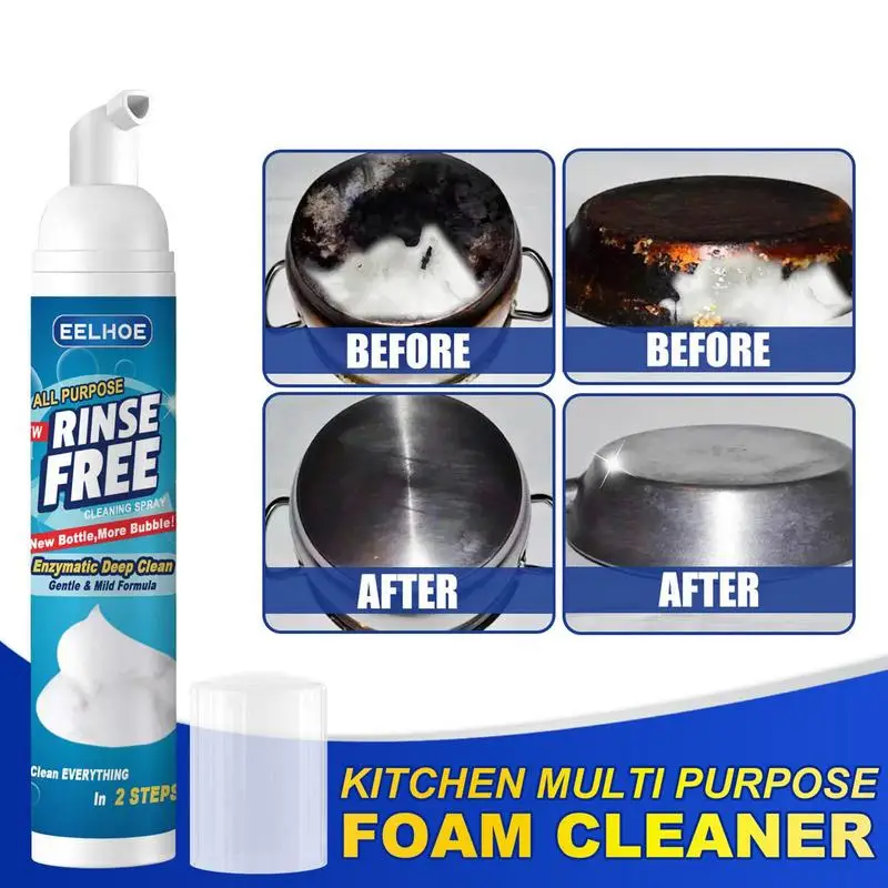 All Purpose Bubble Cleaner Rinse Free Kitchen Degreaser 30ml/60ml Heavy Duty Cleaning Spray For Kitchen Bathroom Car House
