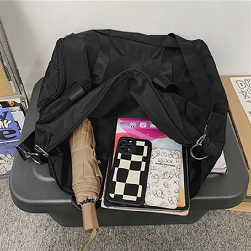 Gym Bag Pocket For Shoes Waterproof Lightweight Fitness Travel For Women Men Daily Yoga Handbag  Shoulder Sports Outdoor xa42wd