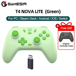 Vibrant Wireless Gamepad with Hall Effect Joysticks - 6 Bold Color Options (Green)