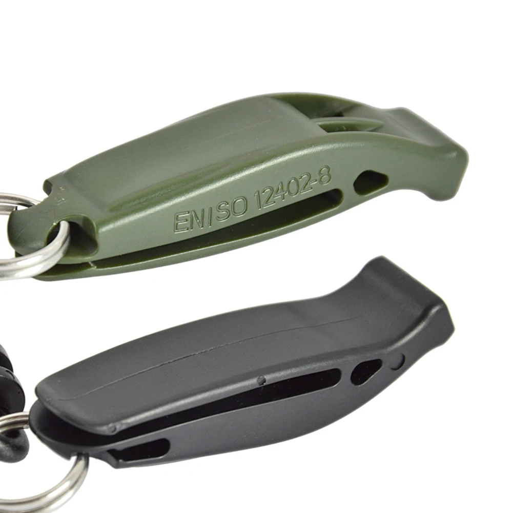 Dual Frequency Emergency Whistle One-piece Design Sos Whistle Loud Voice High Low Audio Strong Penetration Diving Rescue