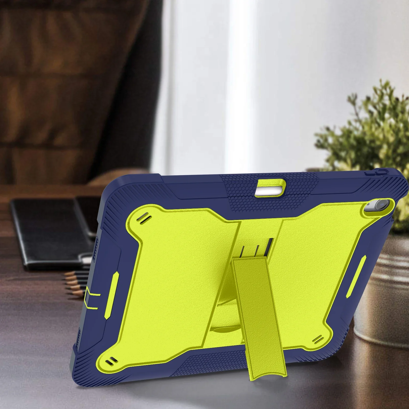 Durable Armor Stand Back Case with Built-in Stand