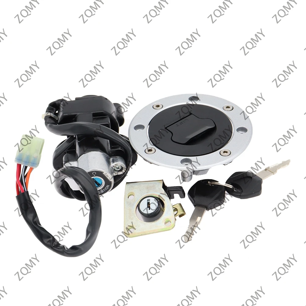 

Gas Fuel Tank Cap Cover Seat Ignition Switch Lock Contact Key Set For Suzuki TL1000S 1000R GSX1200 GSX750 GSX600 GSXR750 GSXR600