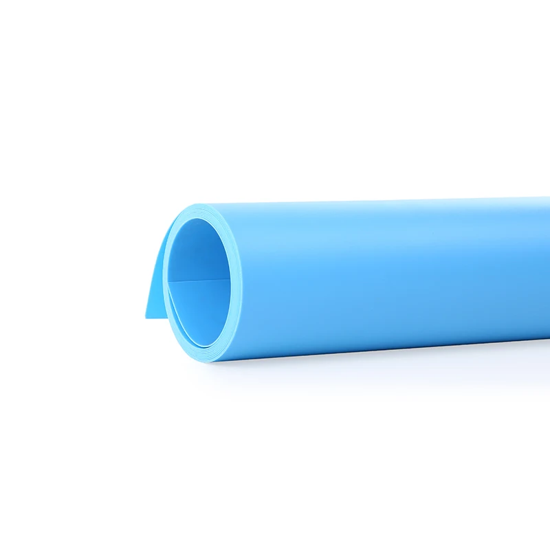 רקע לצילום עם רקע לבן מוצק מט PVC אנטי קמטים עמיד במים