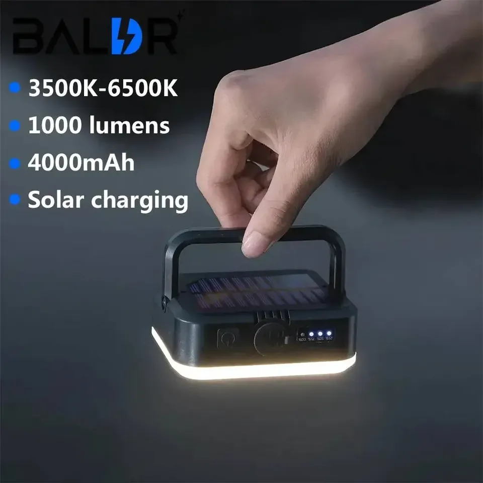 LED Outdoor Camping Lamp SMD Light USB Charging Hangable Lamp Portable Fill Light Multifunctional Work Maintenance Lighting