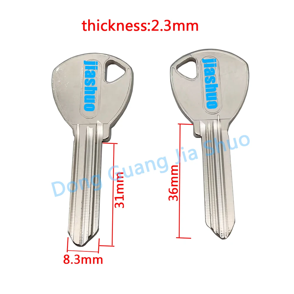 10pcs Alien key embryo JS 2628 Electronic Anti-theft Key Special Shaped Key Blanks for Locksmith Applicable to Europe and