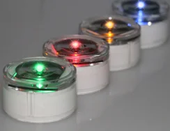Wiring Free Energy Saving Mini Waterproof LED Solar Powered Road Stud Light Courtyard Garden Decoration