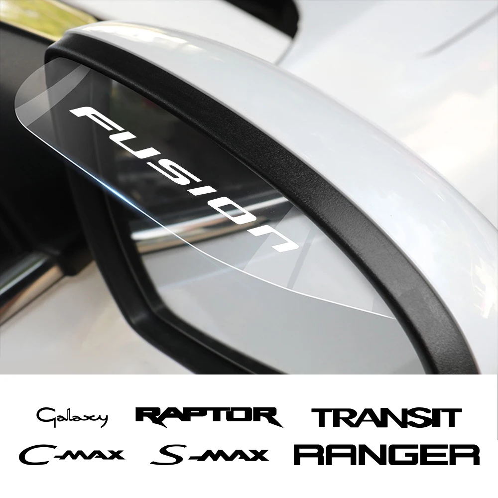 Car Rain Eyebrow Rainproof For Ford Fusion Ranger C-Max Galaxy Transit S-Max Raptor KA Flex Figo Auto Tuning Accessories Decor