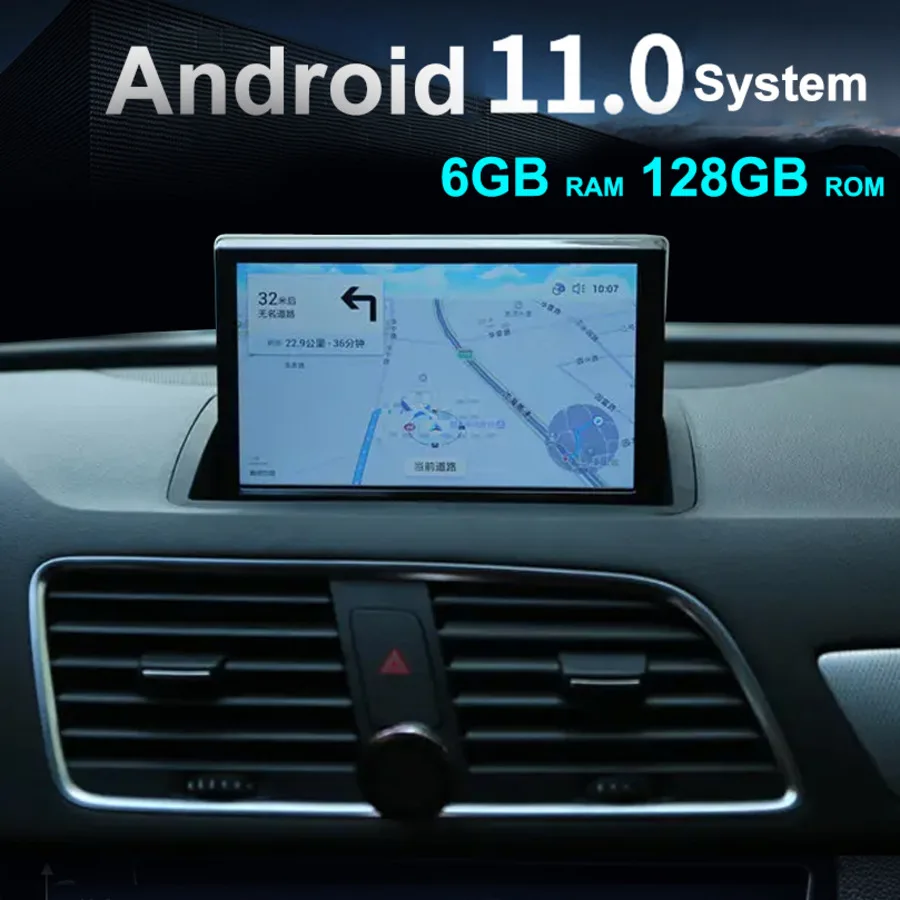 Car Multimedia Stereo For Audi Q3 8 Core Android 11 System Google Wifi