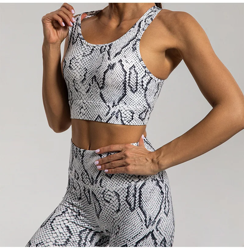 Leopard Print Yoga Set Women Clothing Free Shipping Quick Dry Women's Fitness Pants Sets Woman Outfits Women’s Gym Pants Suit