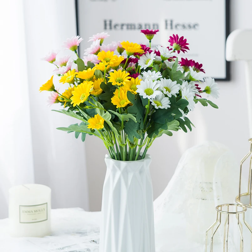 Artificial Silk Daisy Bouquet 2