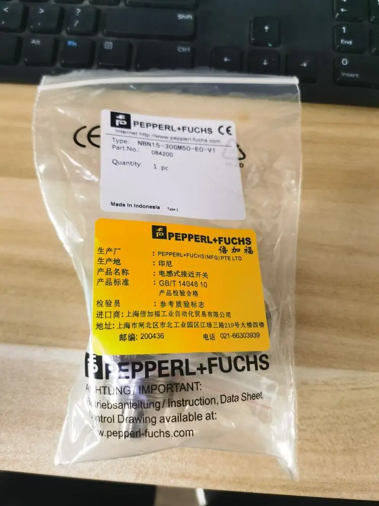 1 Pz Nuovo Pepperl + Fuchs Nbn15-30Gm50-E0-V1 Sensore Di Prossimità