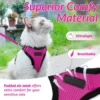 ATUBAN Cat Harness and Leash Set Stylish Escape Proof Cat Vest Harness Adjustable Breathable Pet Harness with Reflective Trim 4