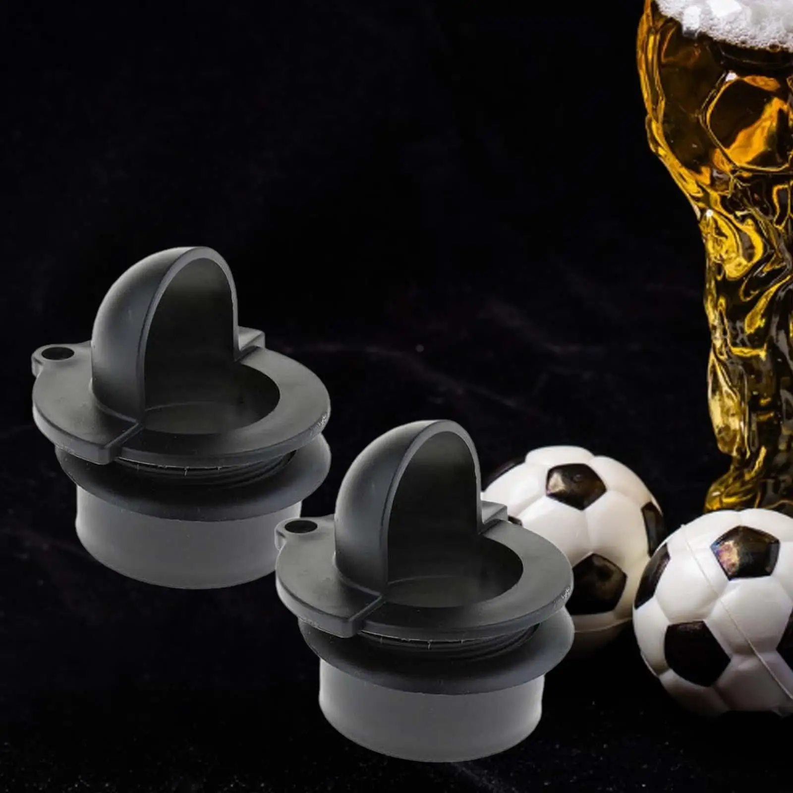 2x Foosball Table Entry Dishes Indoor Game Spare Parts Replacement Leisure Sports Ball Launcher Hole Foosball Table Accessories