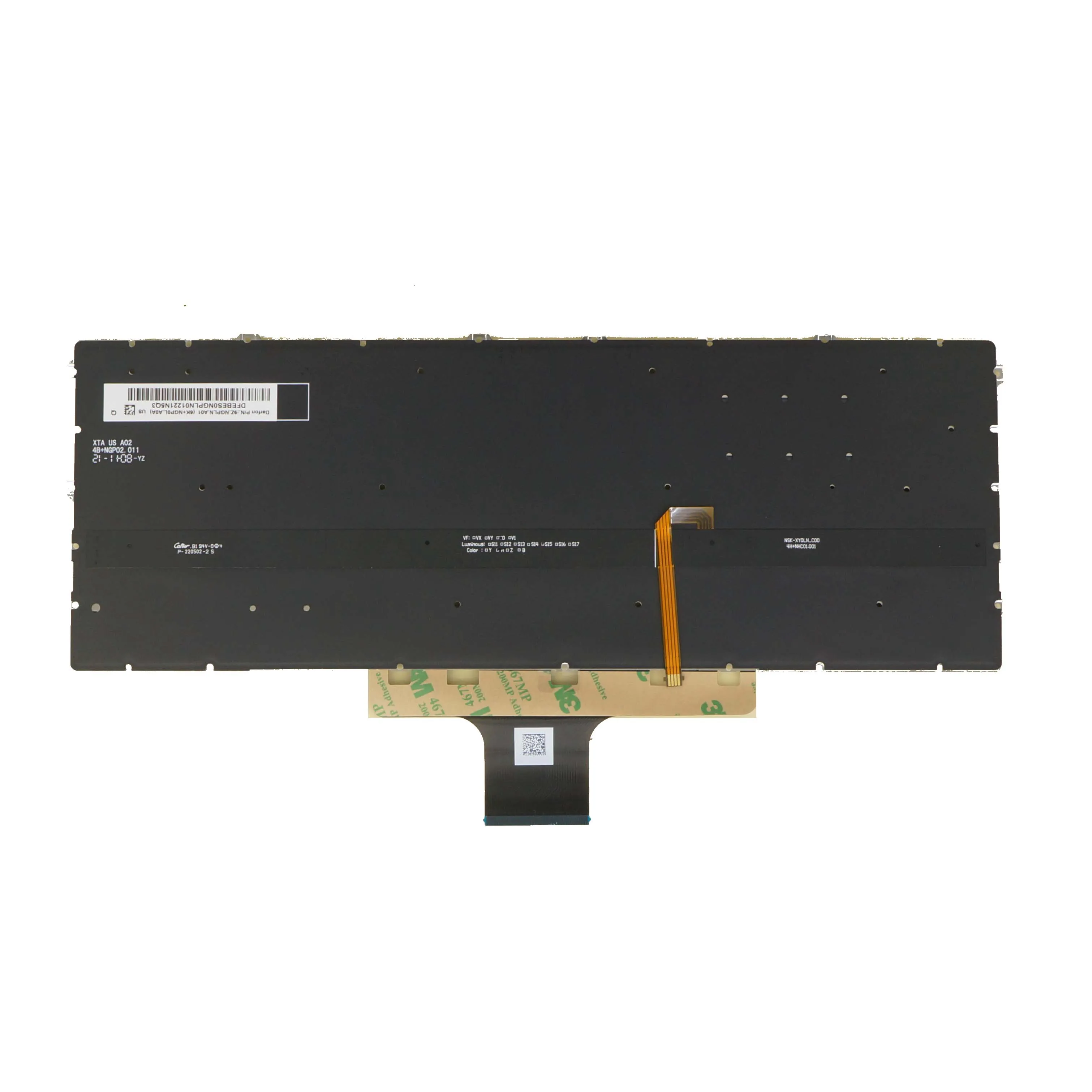 Teclado Retroiluminado do Reino Unido para hp Pavilion X360 em Laptop pc 14-ek 14-ek0000 14-ek1000 Nsk-ha80bw N00176031 - Imagem 6