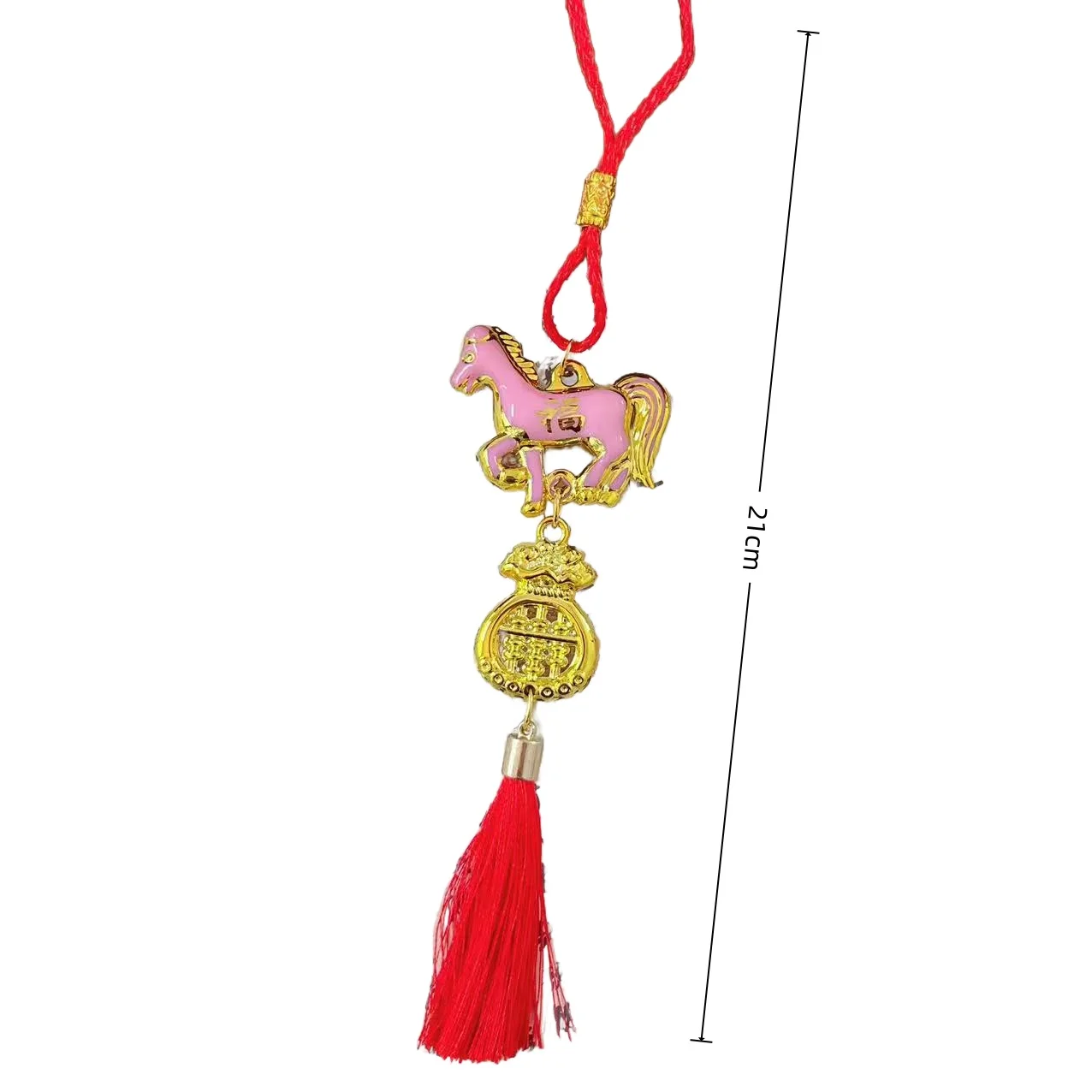 2026 Year Of The Horse Wall Hanging Ornament New Year Lucky Pendant Decoration Accessories Spring Festival Housewarming Gifts