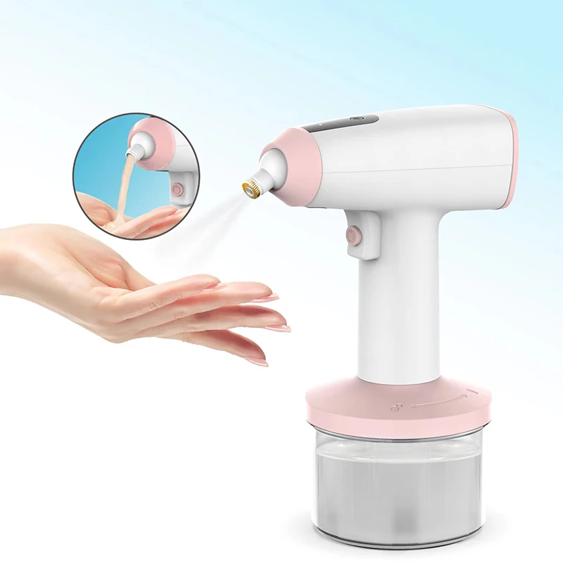 

Automatic Liquid Soap Dispenser Smart Induction Sensor Wash Hand Sanitizer Spray Gel Soap Dispenser For Baby Shower Pet Bath