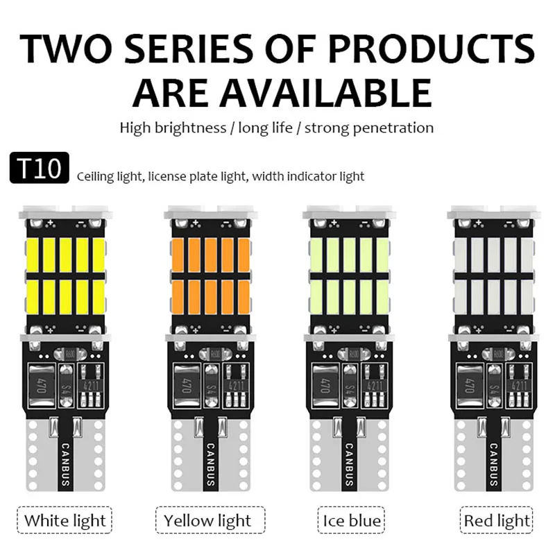 LED ĵ  , ſ  ȣ  극ũ  , 4x T15, W16W, 921 912, T16, T10, 902, 45LED, 12V ȭƮ