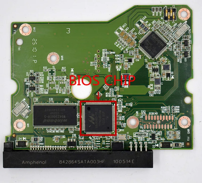 Rev P1placa de Circuito do Disco Rígido de Western Digital 2061-771642-p00 2061-771642206 2061-771642-v01 2060771642001 - Imagem 4