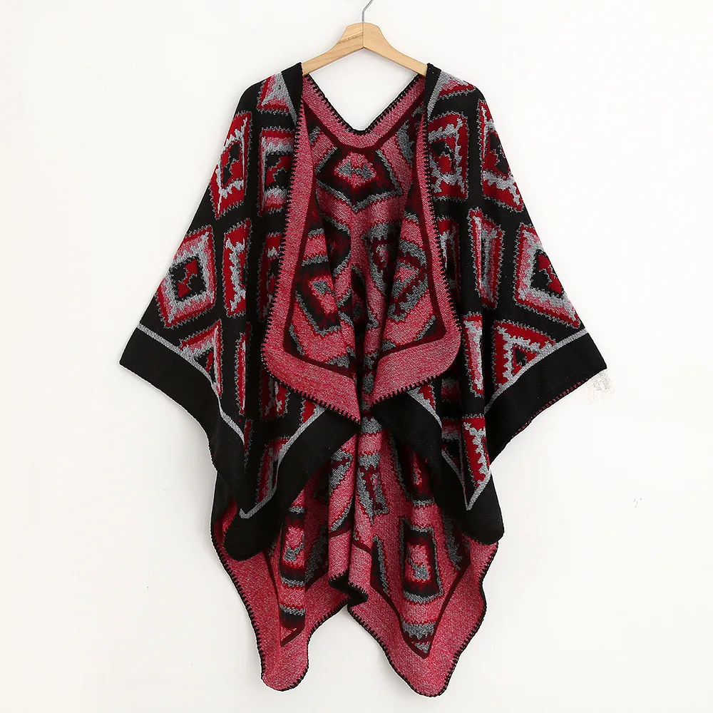 poncho AA10302red