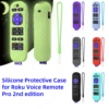 Silicone Case Protective Cover For Roku Voice Remote Pro 2nd Edition RCB1R /RCOS1 TV Remote Control Sleeve Protector Dustproof 1