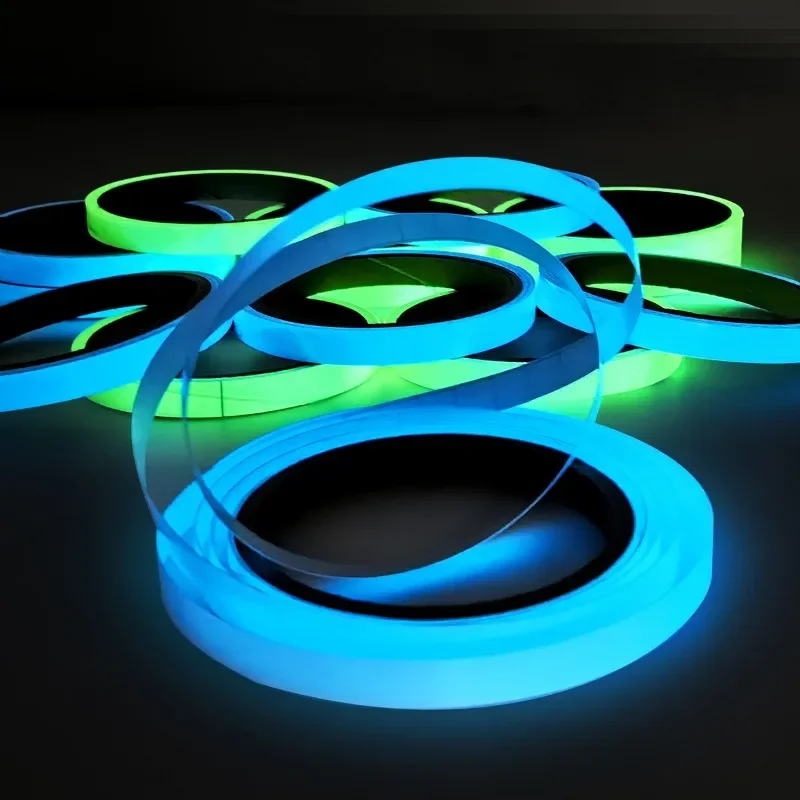 Self-adhesive Luminous Fluorescent Safety Tape for DIY Decorative Stage Stair Warning