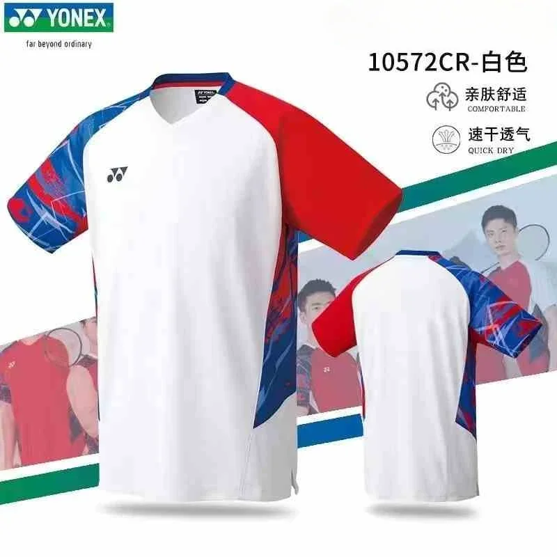 YONEX Men's and Women's Badminton Wear Tops Short Sleeve Quick Dry Sweat-absorbent Breathable Training Suit T-shirts short sleeve t shirt badminton uniforms
