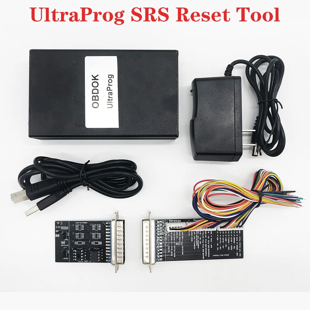 

UltraProg SRS Reset ECU Programmer Full Kit Repair Tool for Flash Crash Data Support JTAG I2C Microwire SPI BDM BKGD