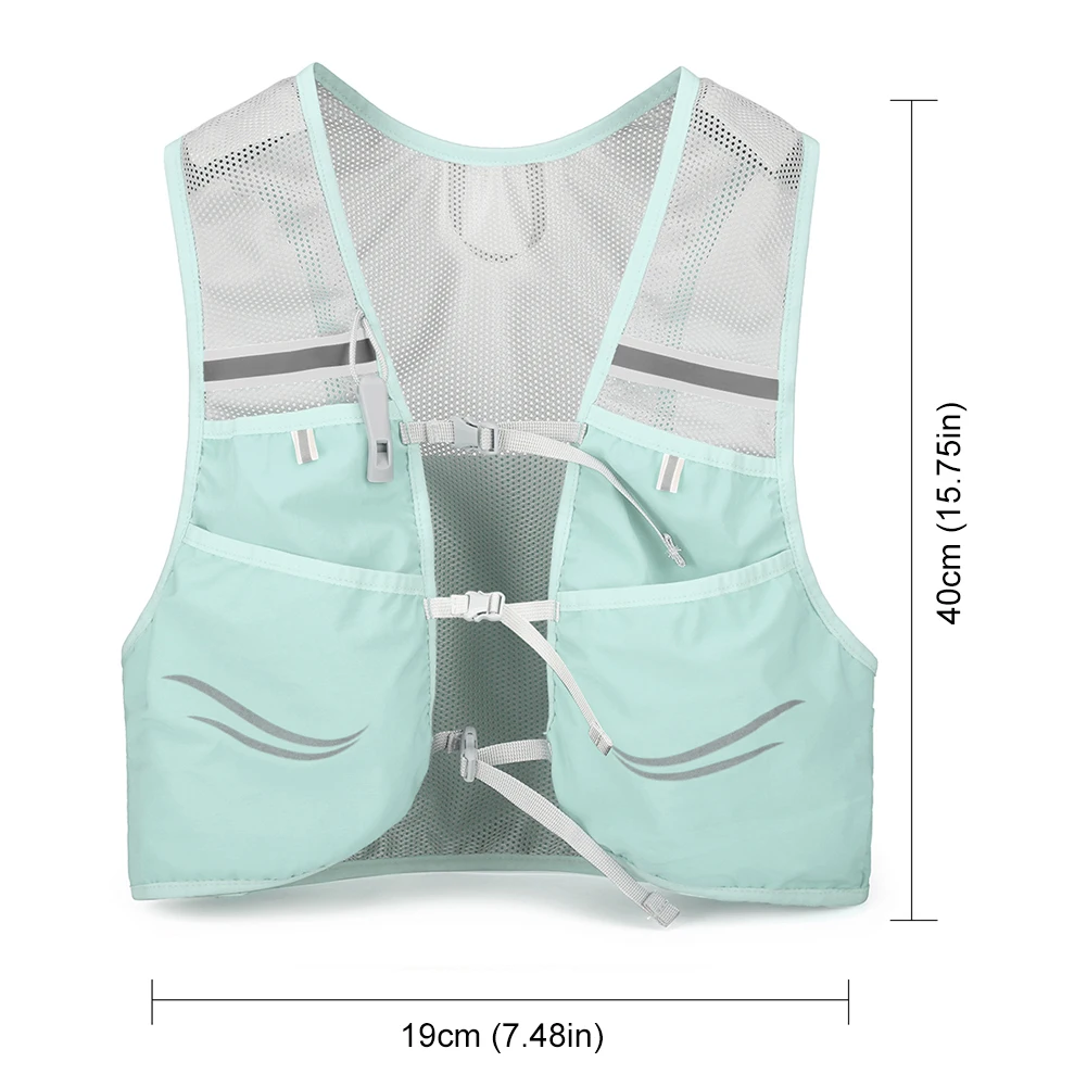 Outdoor Trail Running Backpack Ultralight Women Men Running Race Hydration Vest Marathon Bicycle Bag for Marathon Cycling Hiking 6