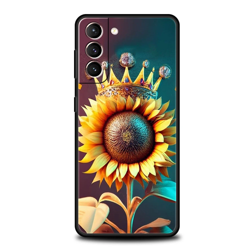 Sunflower Shockproof Silicone Phone Case