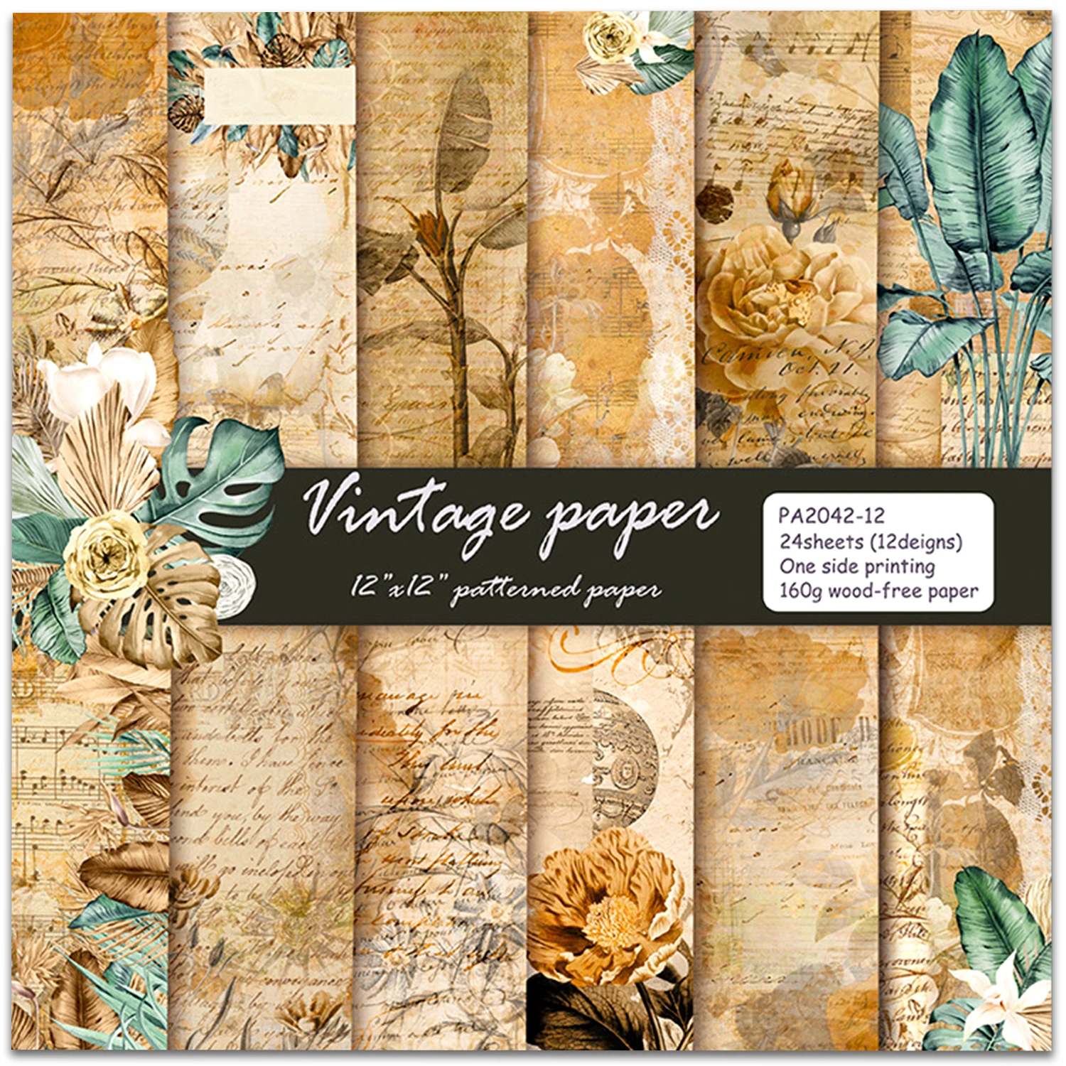 Lot De 24 Feuilles De Papier 152 X 152 Cm - Papier Décoratif Pour
