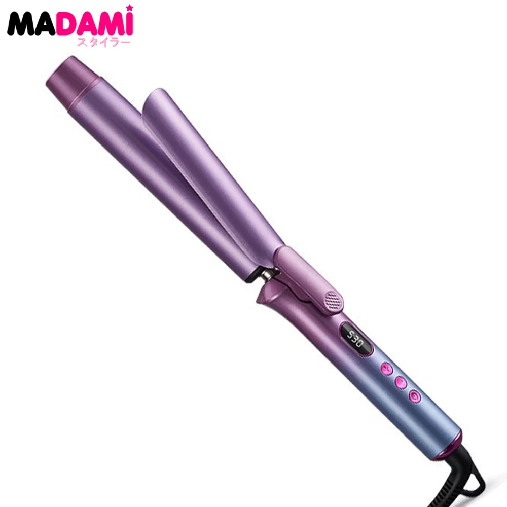 

Professional Hair Curler 230°C Ceramic Coating Curling Iron Wand 32mm Big Culy Hair Styling Tools With LCD Temperature Display