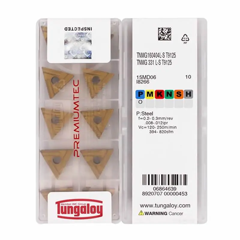 10 шт. оригинальный TNMG TNMG160404 TNMG160408 R-S T9025 T9115 T9125 NS530 NS9530 токарный станок с ЧПУ режущие инструменты карбидные Токарные вставки