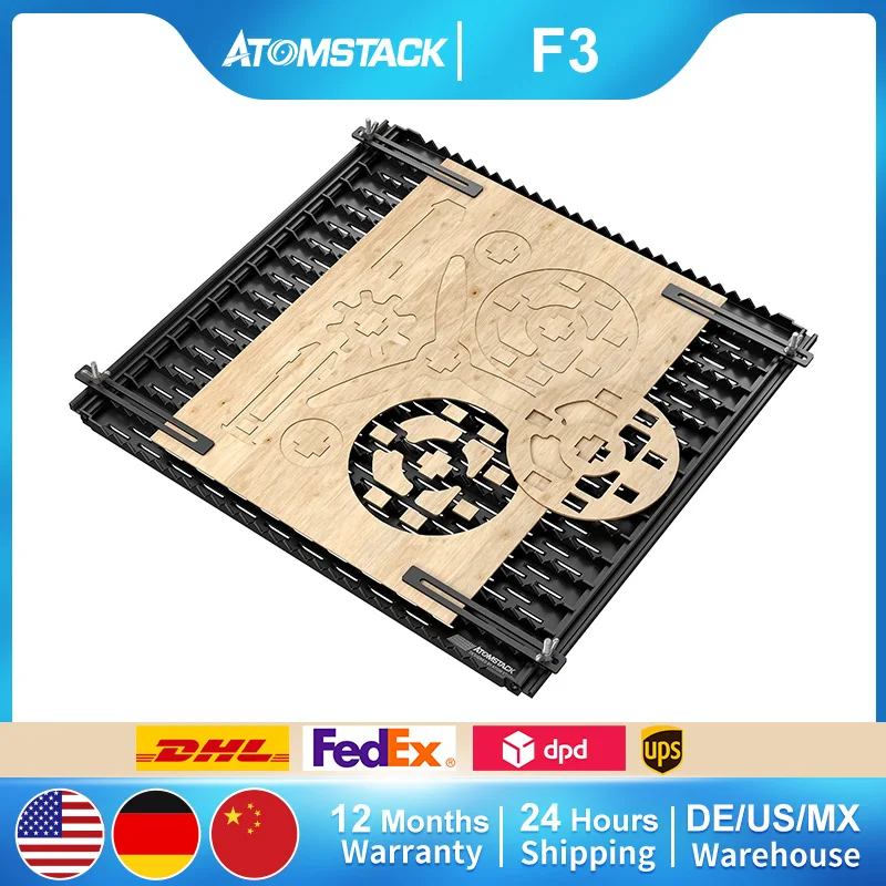 

ATOMSTACK F3 Matrix Laser Honeycomb Working Table Aluminum Plate Engraving Cutting Panel Desktop Laser Engraver Protection Board