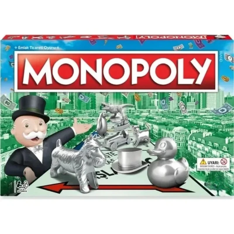 Pokemon Monopoly Classic Board Game Fast Dealing Property Trading New Token Family Party Table Game for Kids Adults Gift