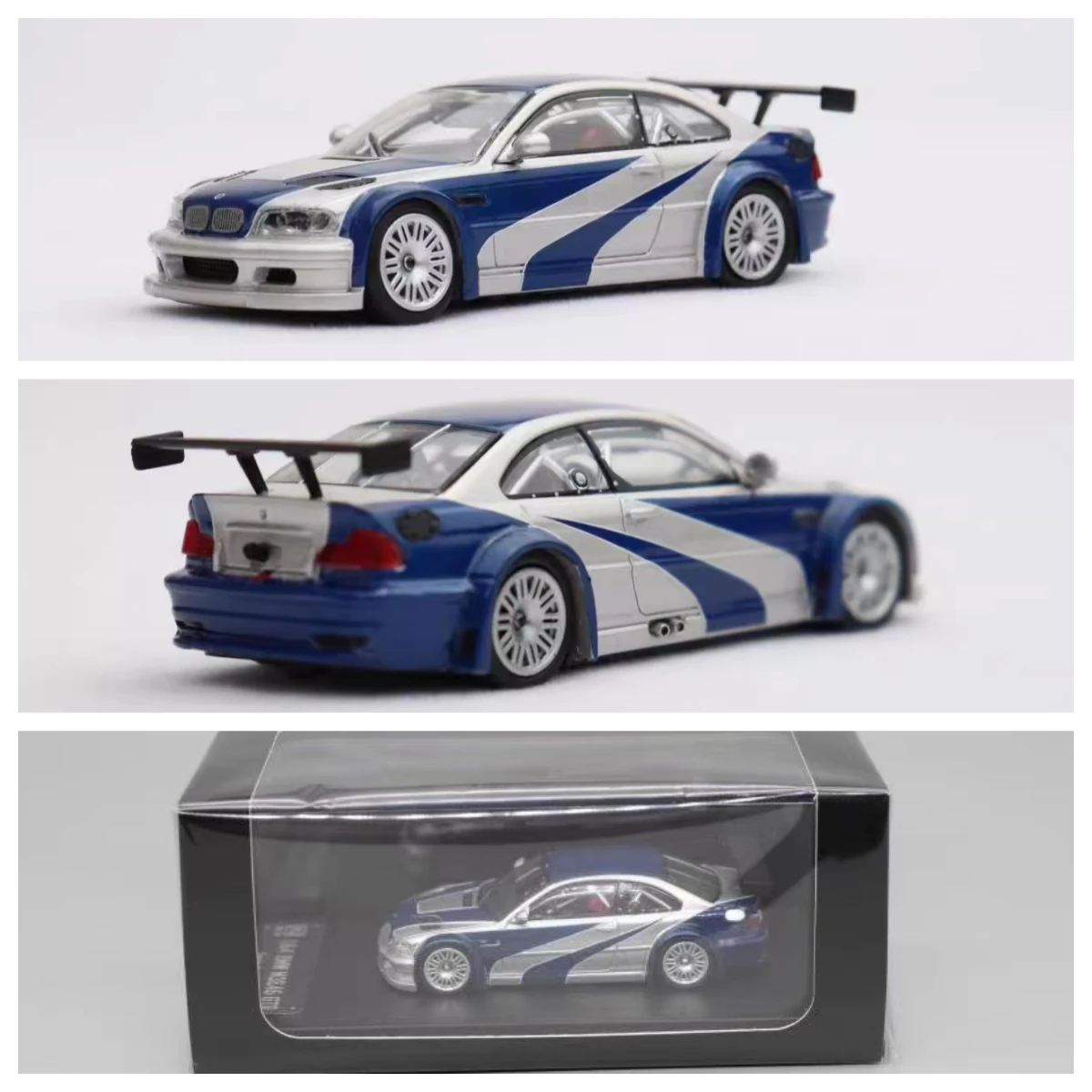 

1/64 E46 Diecast Car Model Gift Model Car Collection Limited Edition Hobby Toys