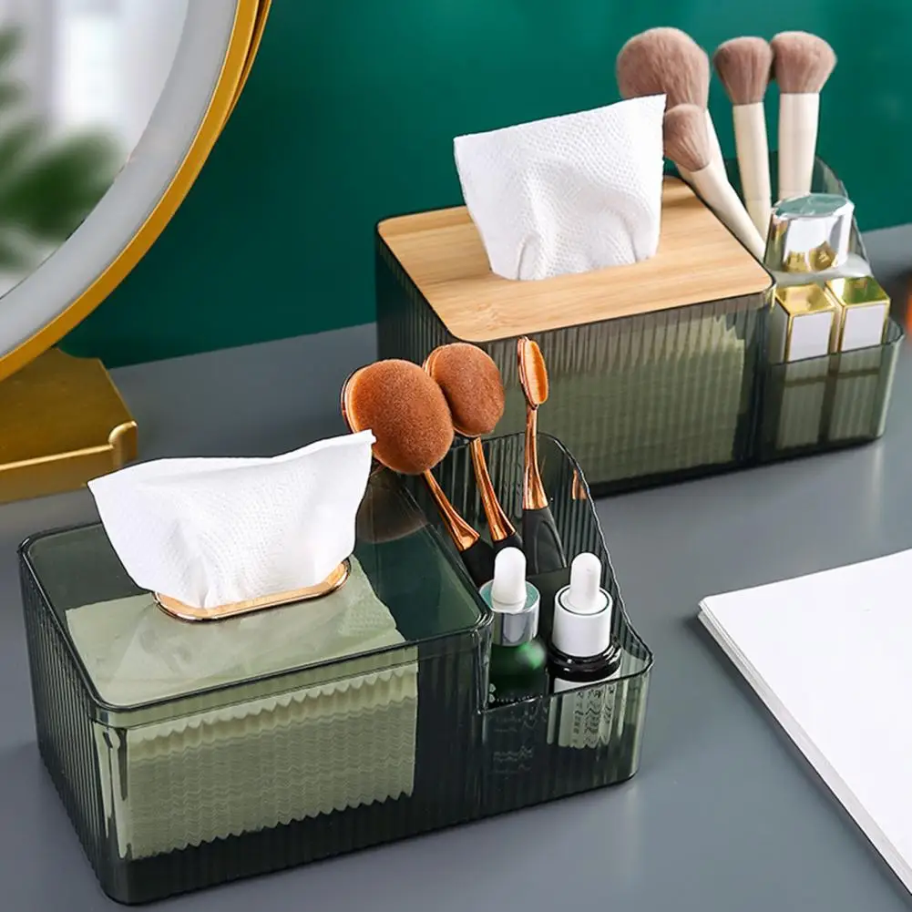 Bolt Blue Tissue Box Holder,Tissue Box Cover Rectangle, PU Leather Kleenex  Tissue Cube Boxes for Car Bathroom Office