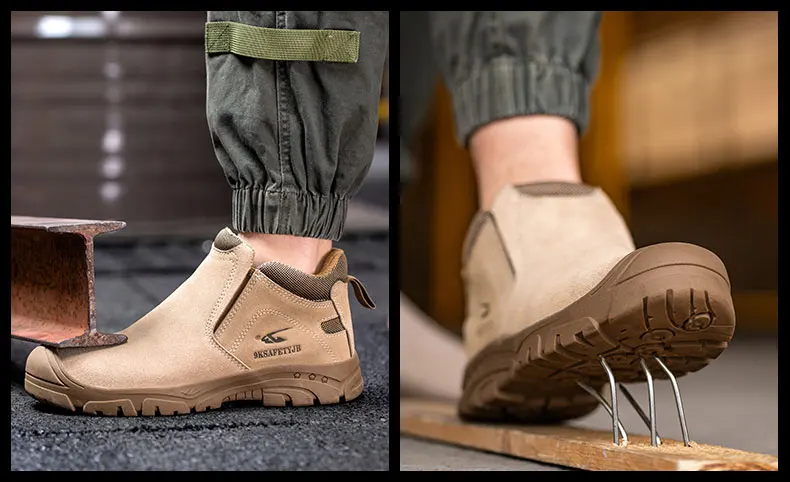 Scald-proof Insulated Durable Slip-on Indestructible Work Shoes