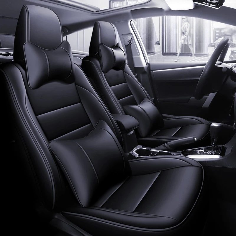 

Premium Custom Fit Car Seat Covers For Toyota Corolla Select 2014-2018 Protector Artificial Leather Seat Cushion Car Accessories