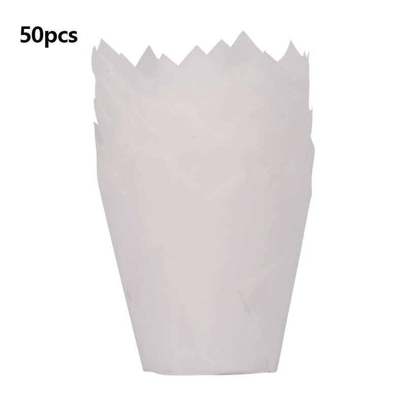 Tulp Cupcake Vormpjes Papier - Oliebestendig (50 stuks)